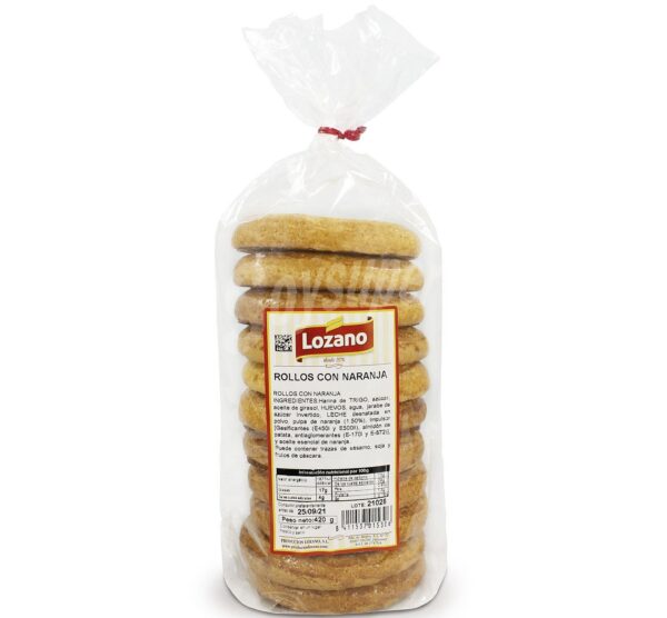 Rollos Con Naranja LOZANO 420g