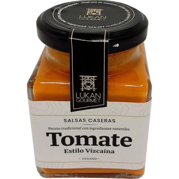 Salsa Casera De Tomate Estilo Vizcaína LUKAN GOURMET 200g