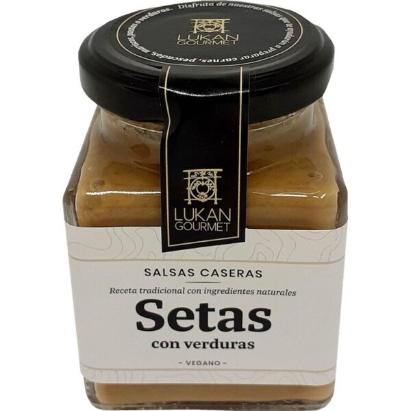 Salsa Casera De Setas Con Verduras LUKAN GOURMET 200g