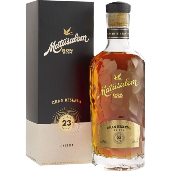 Ron Dominicano Gran Reserva Enigma MATUSALEM 23 Años 70cl