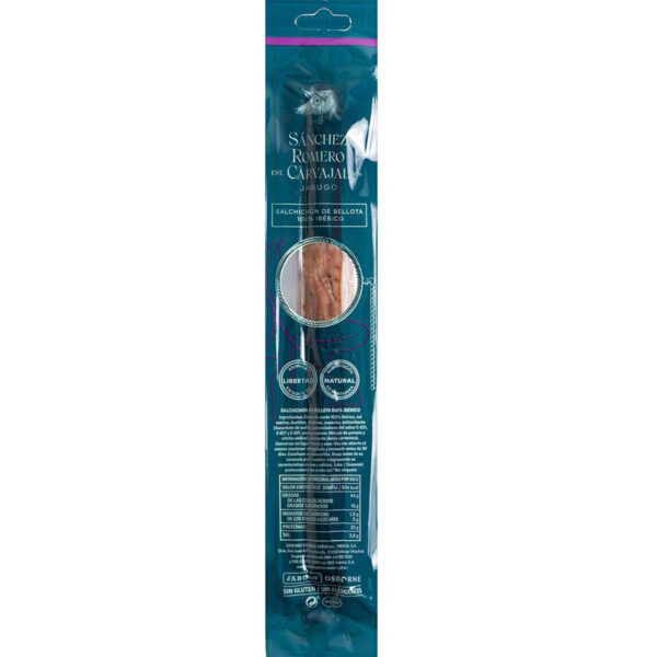 Salchichón Vela De Bellota 100% Ibérico SÁNCHEZ ROMERO CARVAJAL Jabugo (HUELVA) 200g