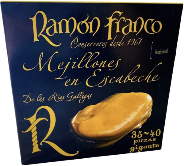 Mejillones En Escabeche RAMÓN FRANCO 35/40 Piezas 550g