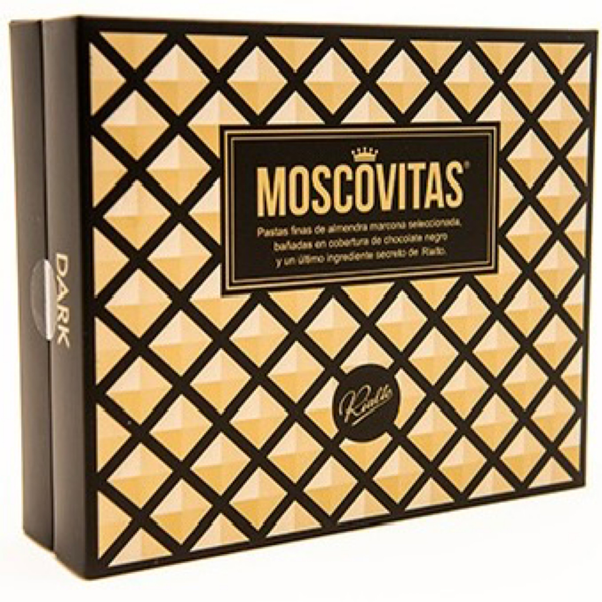 MOSCOVITAS Dark Con Chocolate Negro CONFITERÍA RIALTO 320g - Imagen 2