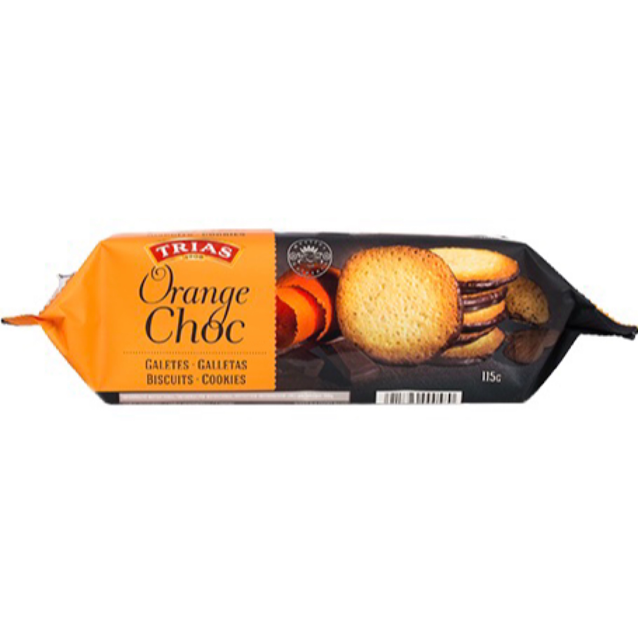 Galletas De Chocolate Y Naranja TRIAS Orange Choc 115g - Imagen 4