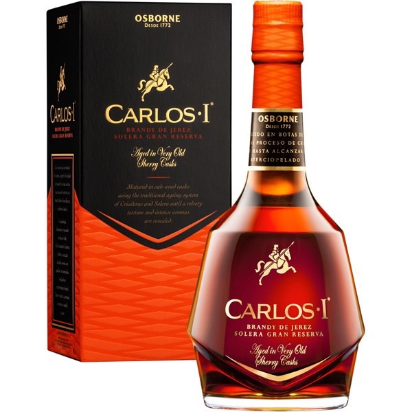 Brandy De Jerez Solera Gran Reserva CARLOS I OSBORNE 70cl - Imagen 2