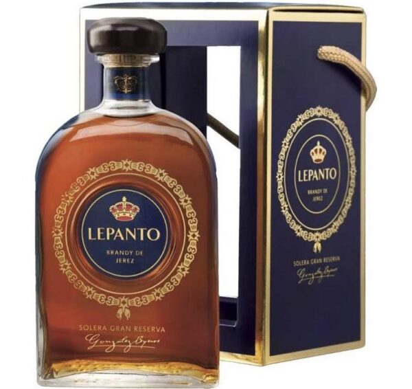 Brandy De Jerez Solera Gran Reserva LEPANTO 70cl - Imagen 2
