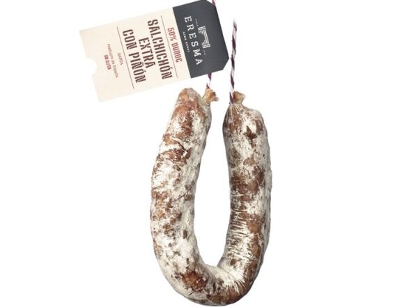 Salchichón Extra Con Piñones ERESMA 400g - Imagen 2