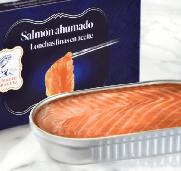 Salmón Ahumado En Aceite AHUMADOS DOMÍNGUEZ 190g - Imagen 4