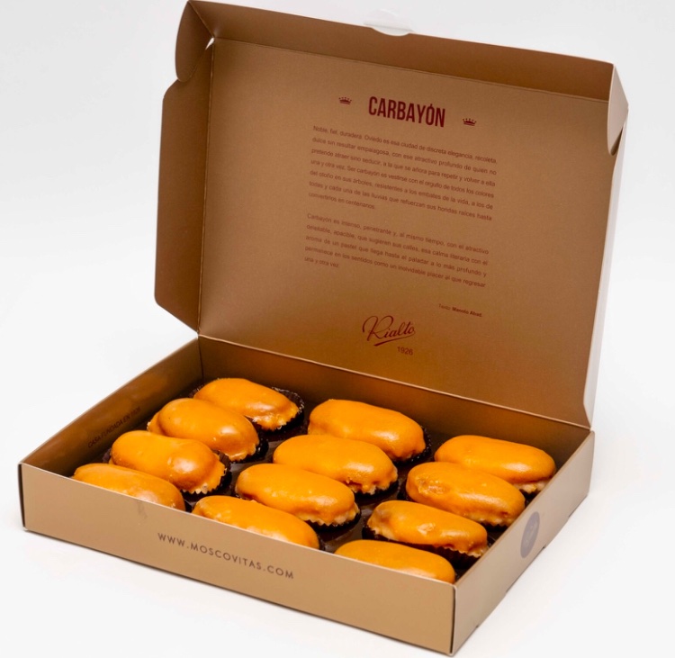 Mini Carbayones CONFITERÍA RIALTO 12 Unidades 420g - Imagen 3