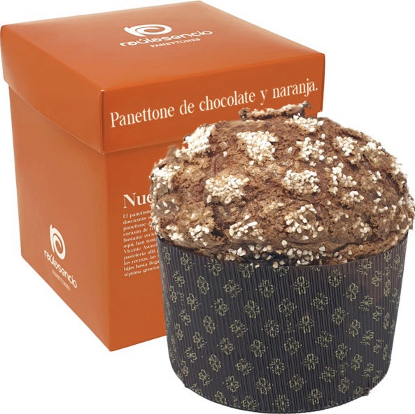 Panettone Con Chocolate Y Naranja RAÚL ASENCIO 600g - Imagen 2