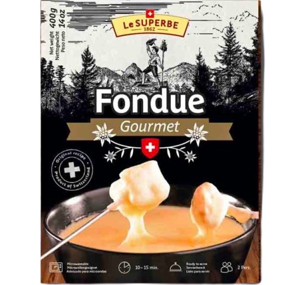 Queso Suizo De Vaca Para Fondue LA SUPERBE 400g