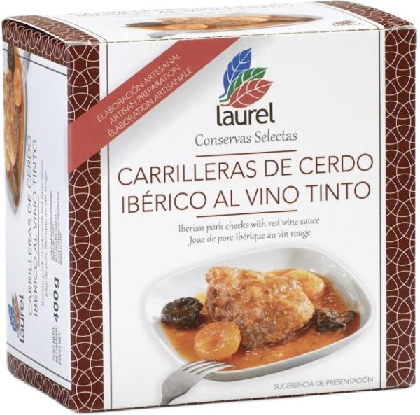 Carrilleras De Cerdo Ibérico Al Vino Tinto CONSERVAS LAUREL 400g