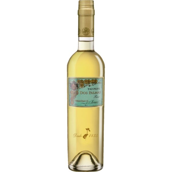 Vino Fino TÍO PEPE DOS PALMAS D.O. Jerez 50cl