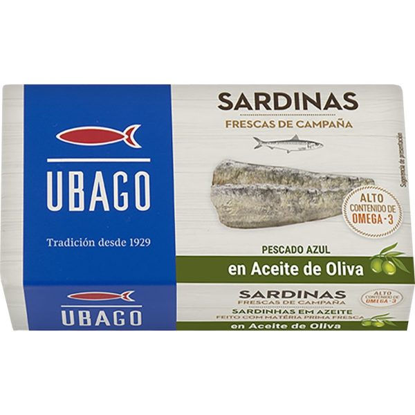 Sardinas En Aceite De Oliva UBAGO 120g