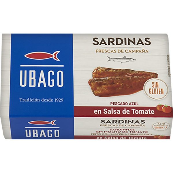 Sardinas En Salsa De Tomate UBAGO 120g