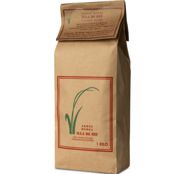 Arroz Bomba ILLA DE RIU 1Kg
