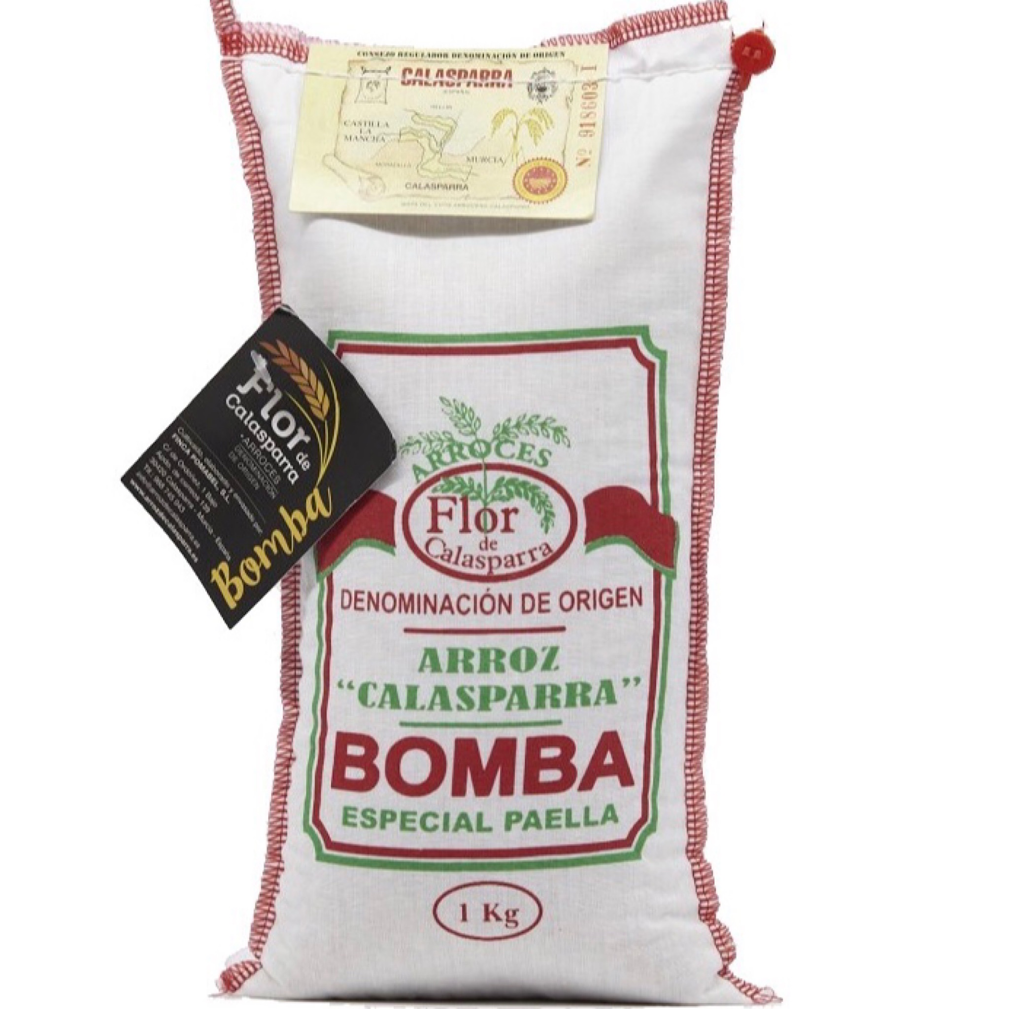 Arroz Bomba D.O. Calasparra FLOR DE CALASPARRA Saco 1Kg - Imagen 2