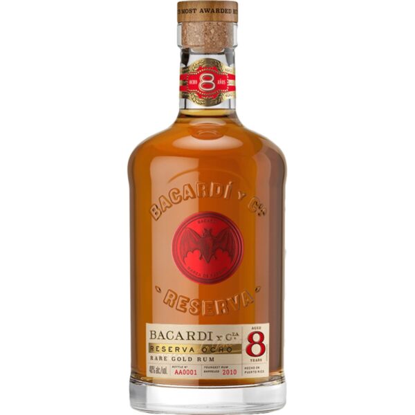 Ron Cubano Reserva Superior BACARDÍ 8 Años 70cl
